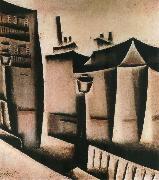 Juan Gris The house in Paris oil